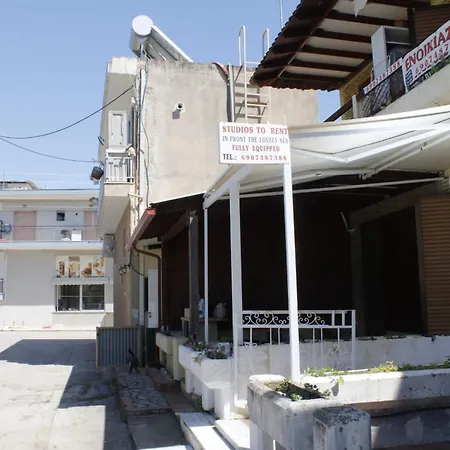 Prázdninový dům Studioareticom Anogio Seafront Private Veranda Nea Plagia Nea Plagia