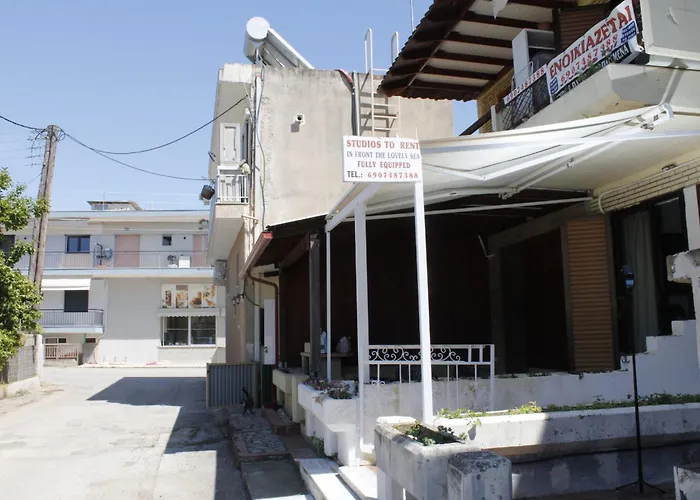 בית נופש Studioareticom Anogio With Private Veranda In Front Of The Lovely Sea For Rent In Chalkidiki Greece Plagiastudioseu ניאה פלאגיה